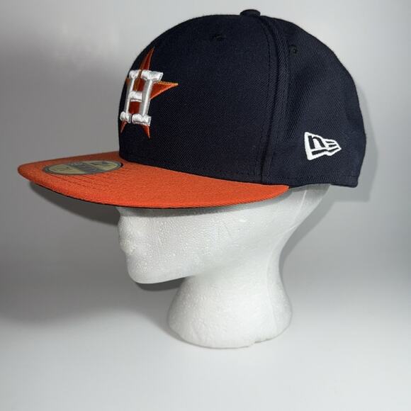 New Era Houston Astros fitted hat size 7 5/8. NWT - Picture 1 of 7